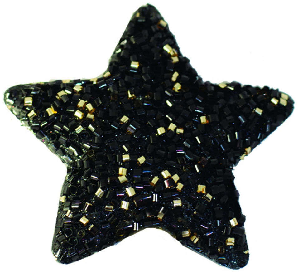 Украшение декоративное Magic Pack Черная мягкая звезда