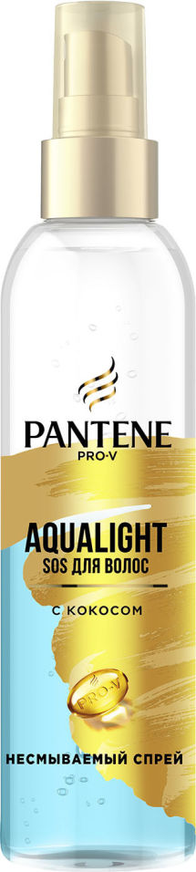 Спрей для волос Pantene Pro-V Aqua Light SOS для волос с кокосом 150мл