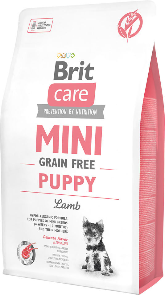Сухой корм для собак Brit Care для щенков маленьких пород 2кг