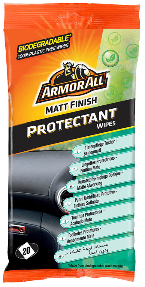 Салфетки ArmorAll Protectant Wipes 20шт