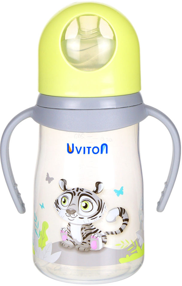 Бутылочка детская Uviton с широким горлышком для кормления 125мл