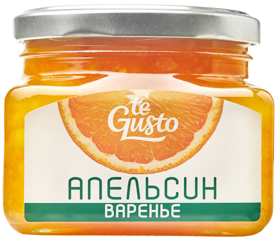 Варенье Te Gusto апельсиновое 430г
