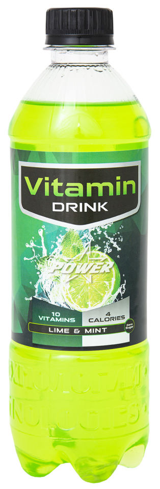 Напиток Vitamin Drink Power Star Лайм-мята 500мл