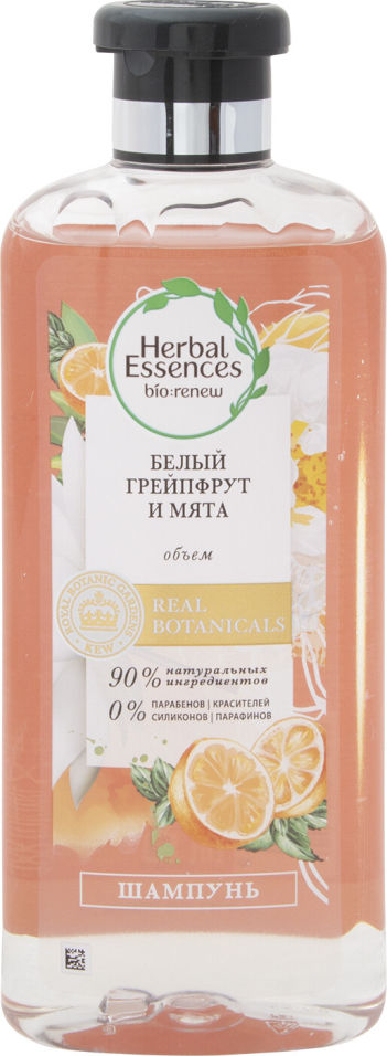 Шампунь для волос Herbal Essences Белый грейпфрут и мята Объем 400мл