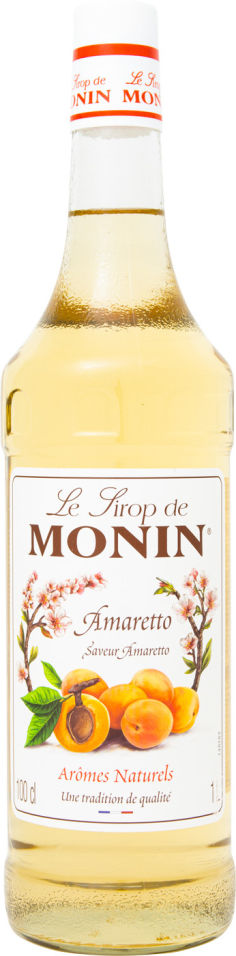 Сироп Monin Amaretto Syrup со вкусом и ароматом абрикоса и миндаля 1л