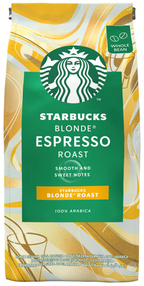 Кофе в зернах Starbucks Blonde Espresso Roast 200г