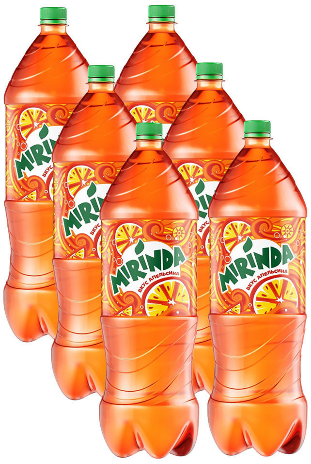 Напиток Mirinda Апельсин 2л (упаковка 6 шт.)