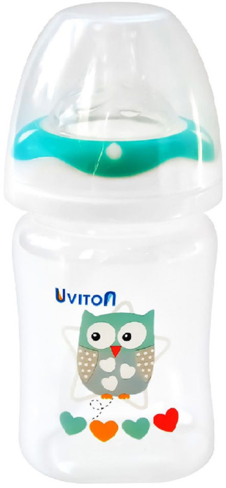 Бутылочка детская Uviton для кормления широкое горлышко 150мл