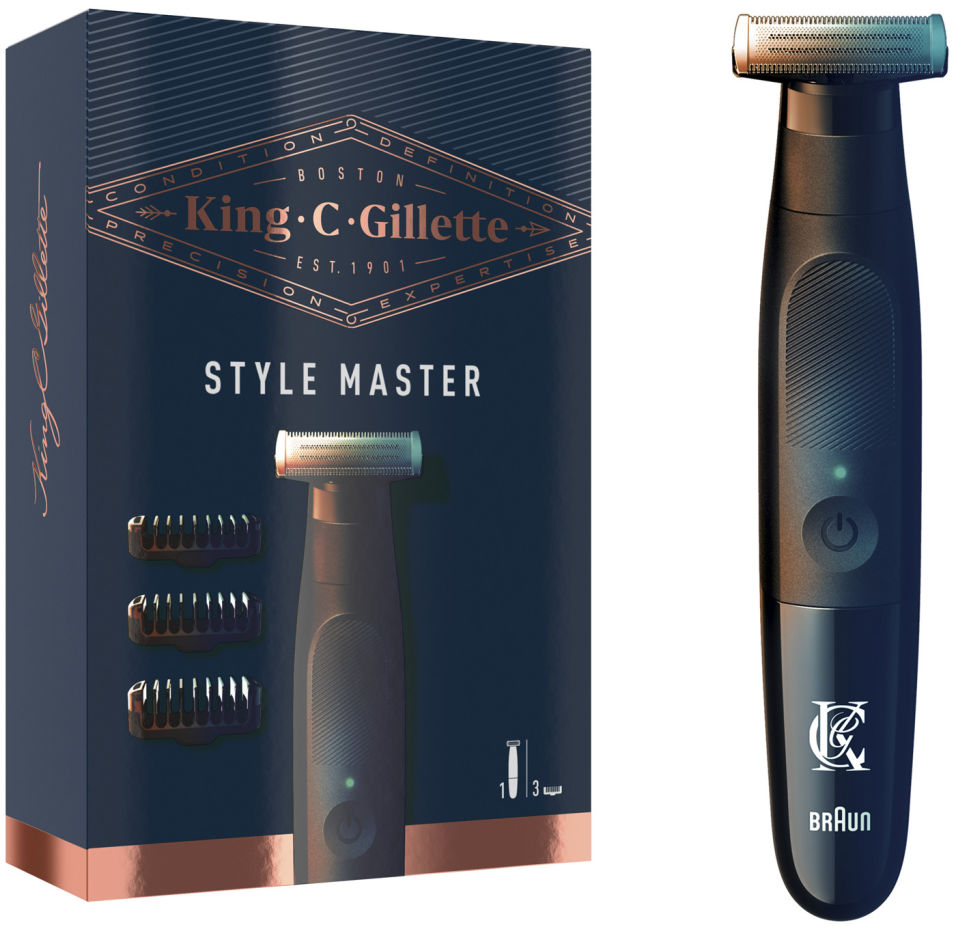 Триммер King C Gillette Style Master беспроводной для щетины для точного стайлинга с 4D-лезвием 709200₽