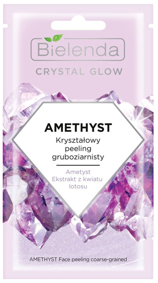 Скраб для лица Bielenda Amethyst Crystal glow интенсивный кристаллический 8мл