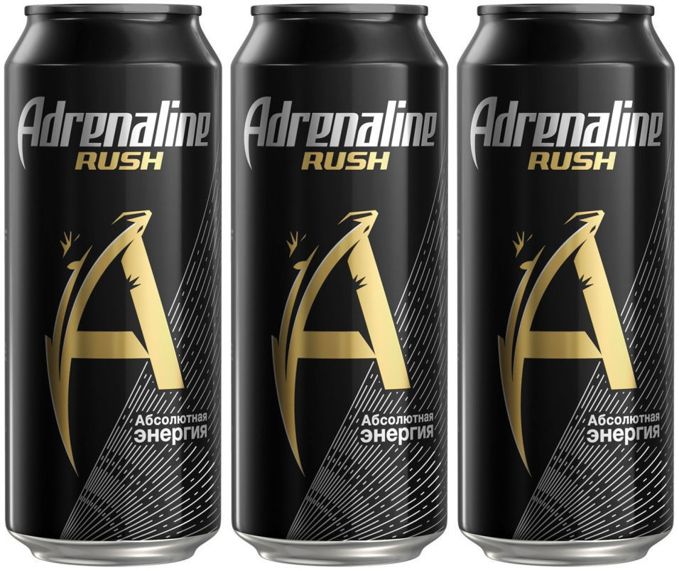Напиток Adrenaline Rush энергетический 449мл (упаковка 2 шт.)