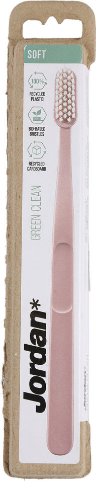 Зубная щетка Jordan Green Clean Soft мягкая розовая