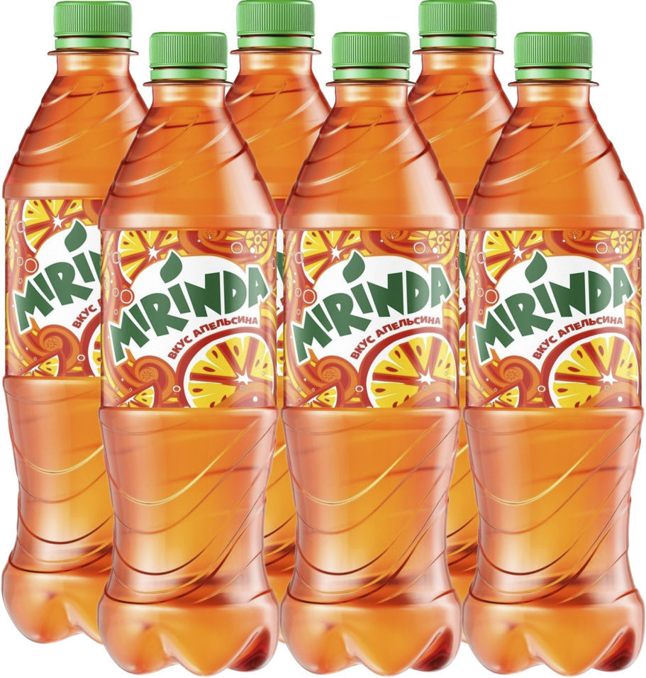Напиток Mirinda Апельсин 500мл (упаковка 4 шт.)