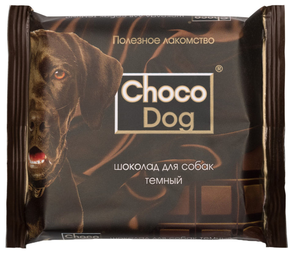 Лакомство для собак Veda Choco Dog шоколад темный 15г