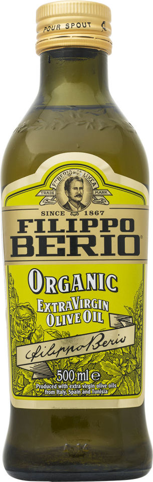 Масло оливковое Filippo Berio Extra Virgin Organic 500мл