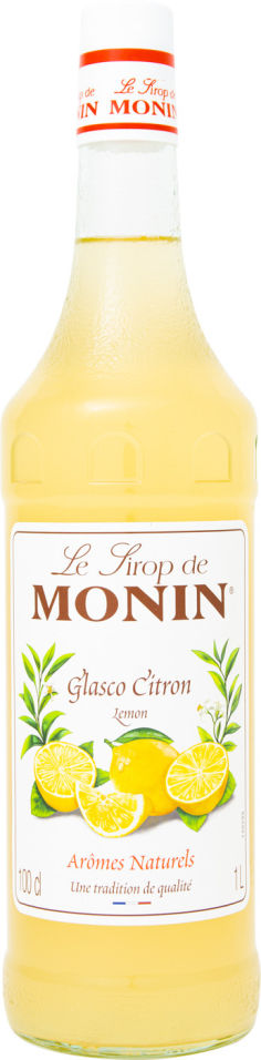 Сироп Monin Glasco Lemon Syrup со вкусом и ароматом лимона 1л