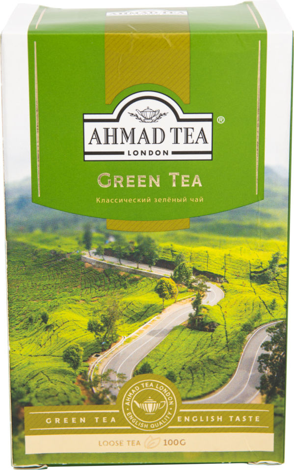 Чай зеленый Ahmad Tea Green Tea 100г