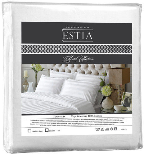 Простыня Estia Hotel Collection 180*200см