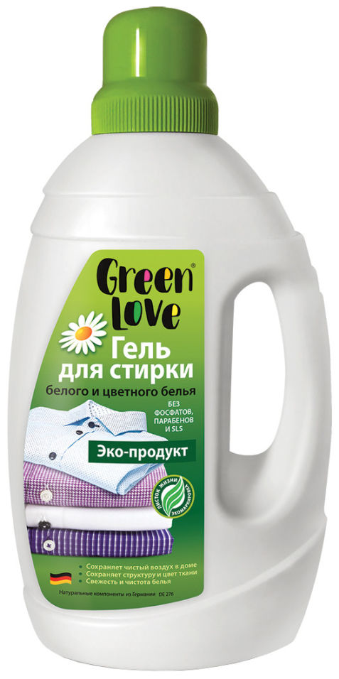 Гель для стирки Green Love Эко-продукт 1.35л