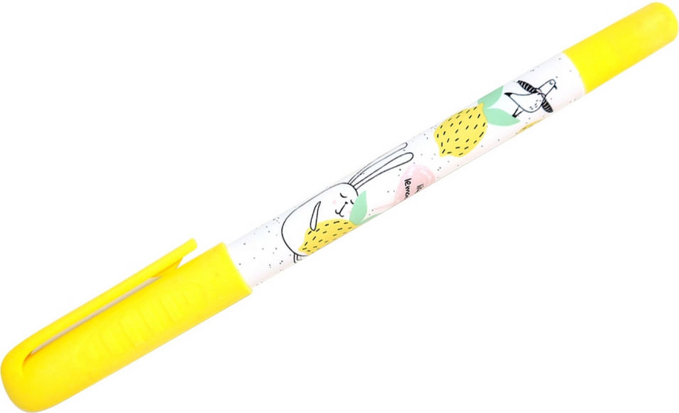 Ручка Be Smart Bunny желтый шариковая синяя 0.7мм