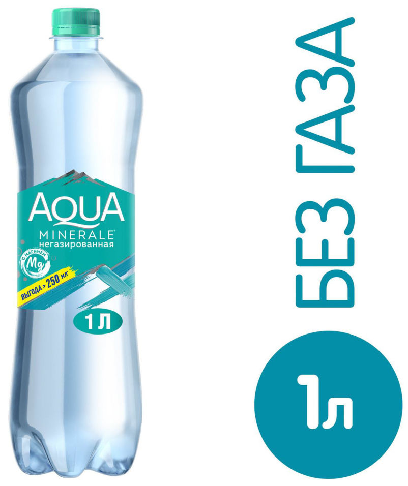 Вода Aqua Minerale питьевая с Магнием негазированная 1л