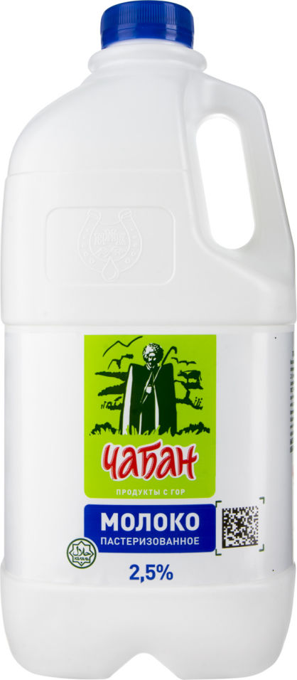 Молоко Чабан 2.5% 1900г