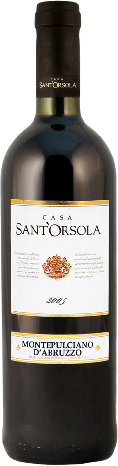 Отзывы о Вине Sant'Orsola Montepulciano d'Abruzzo красном сухом 12% 0.75л Отзывы о Вине Sant'Orsola Montepulciano d'Abruzzo красном сухом 12% 0.75л