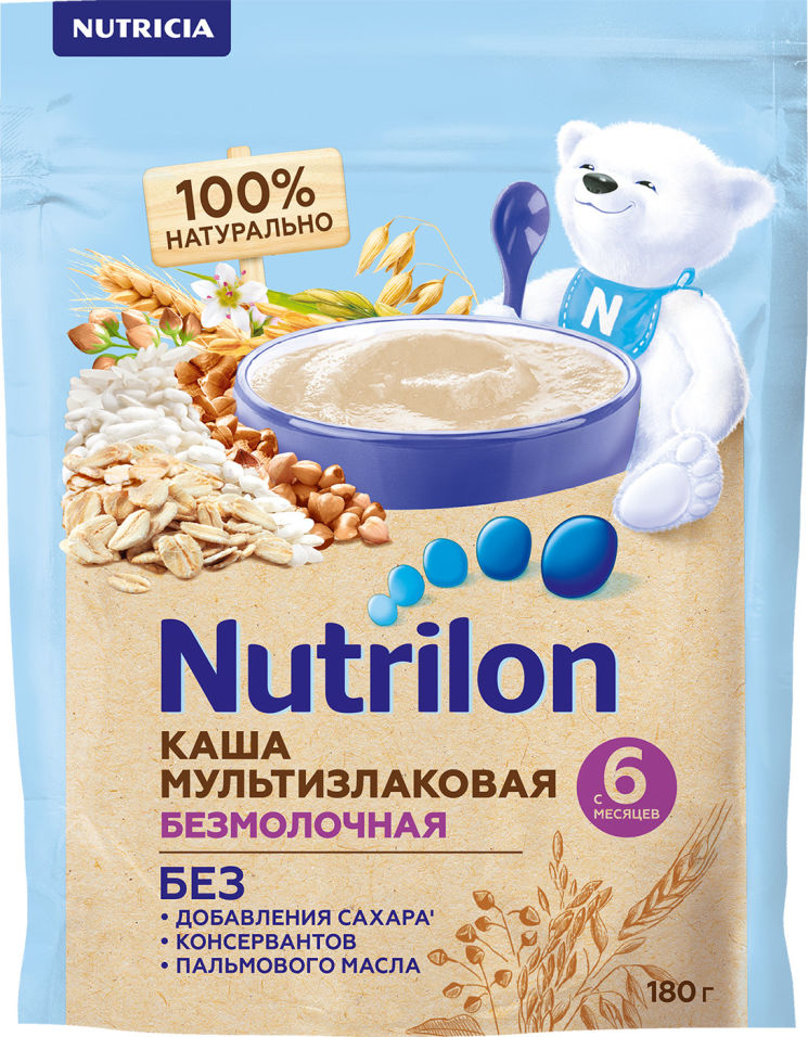 Каша Nutrilon Мультизлаковая безмолочная 180г