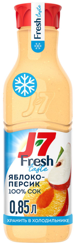 Сок J-7 Fresh Taste Яблоко-Персик 850мл