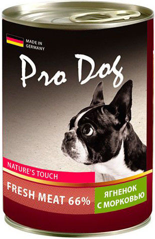 Корм для собак Pro Dog Ягненок морковь 400г Корм для собак Pro Dog Ягненок морковь 400г