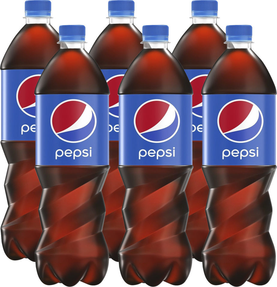 Напиток Pepsi газированный 1л (упаковка 6 шт.)