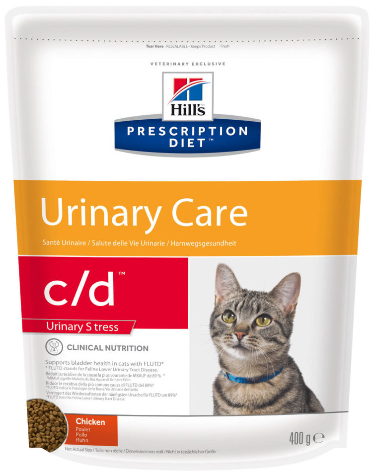 Сухой корм для кошек Hills Prescription Diet Urinary Stress при лечении и профилактики МКБ с курицей 400г Сухой корм для кошек Hills Prescription Diet Urinary Stress при лечении и профилактики МКБ с курицей 400г