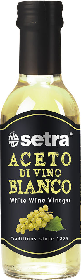 Уксус Setra Из белого вина натуральный 250мл