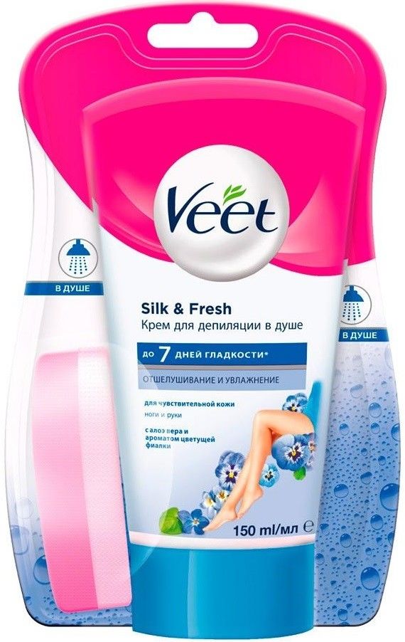 Крем для депиляции в душе Veet для чувствительной кожи 150мл