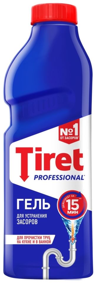 Гель для устранения и профилактики засоров Tiret Professional 1л