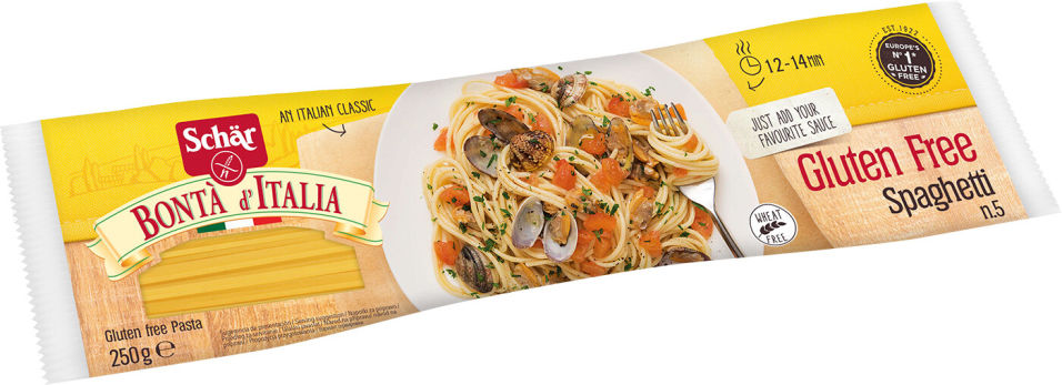 Макароны Schar Spaghetti без глютена 250г