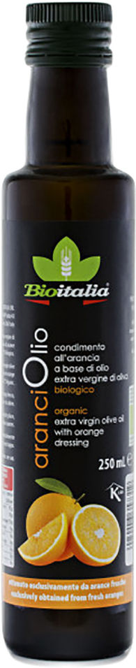 Масло оливковое BioItalia с апельсином 250мл