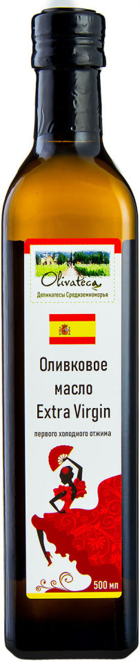 Масло оливковое Olivateca Extra Virgin 500мл