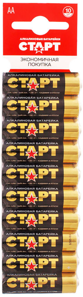 Батарейки Старт АА 10шт 426₽