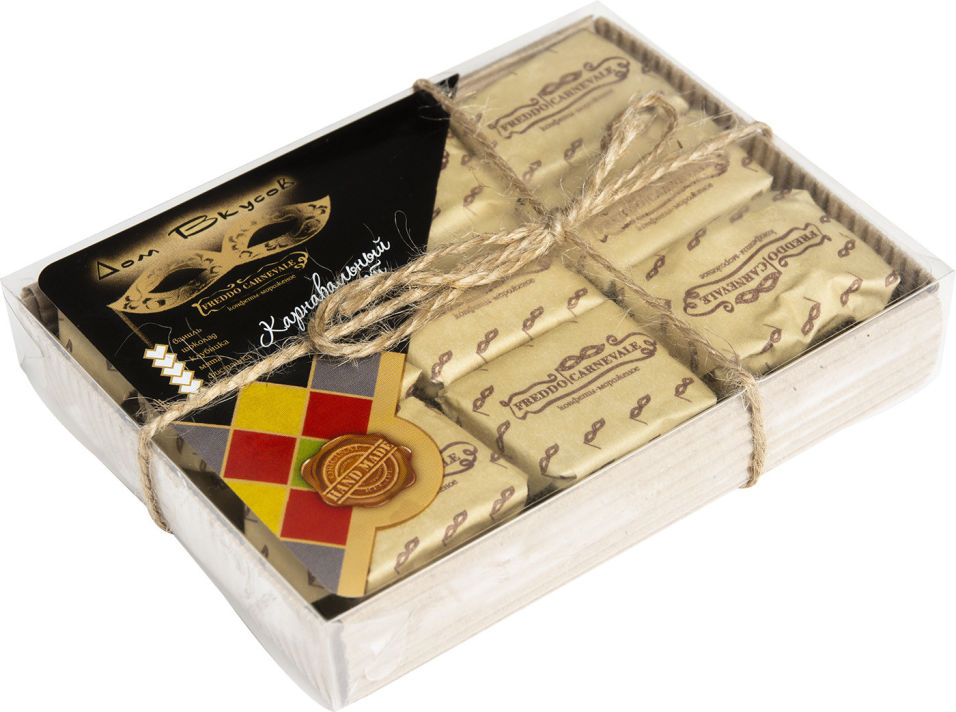 Мороженое Дом вкусов Карнавальный десерт ванильный пломбир 200г