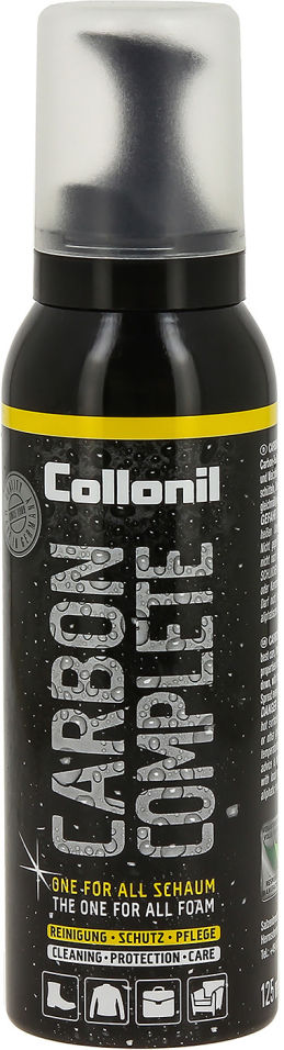 Пена для обуви Collonil Carbon complete чистящая с защитными свойствами 125мл