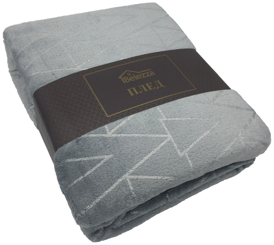 Плед Belezza Флоренция серый 180х200см