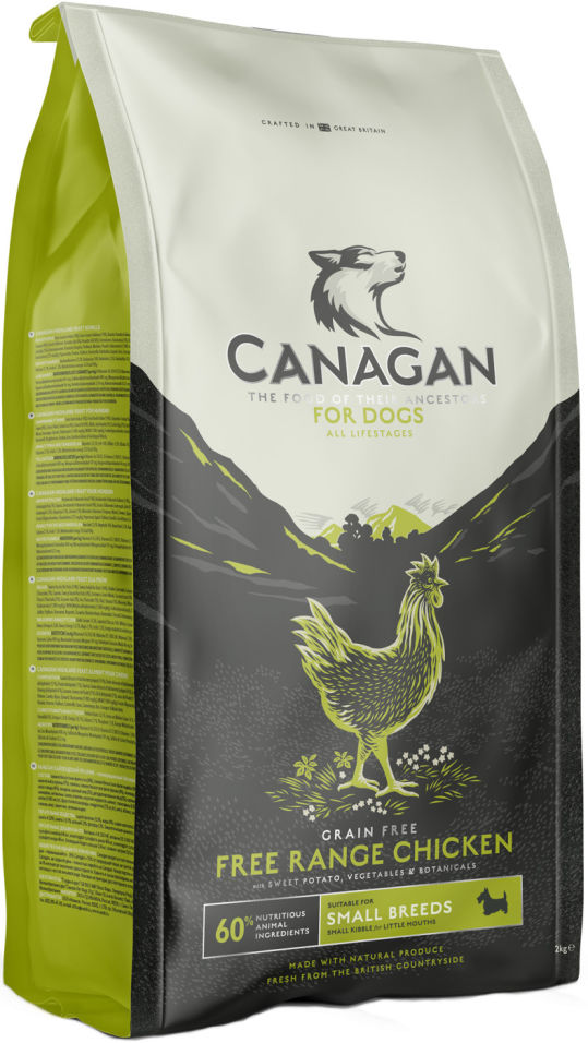 Сухой корм для собак Canagan Free-Run Chicken для мелких пород Цыпленок 2кг Сухой корм для собак Canagan Free-Run Chicken для мелких пород Цыпленок 2кг