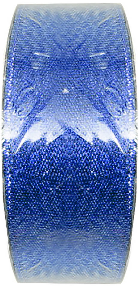 Лента новогодняя Magic Time Синее мерцание 457*2.5*0.01см