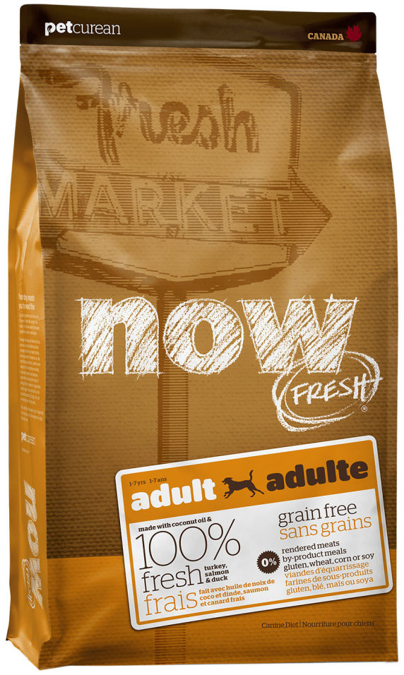 Сухой корм для собак Now Fresh Adult Беззерновой с индейкой уткой и овощами 11.35кг Сухой корм для собак Now Fresh Adult Беззерновой с индейкой уткой и овощами 11.35кг