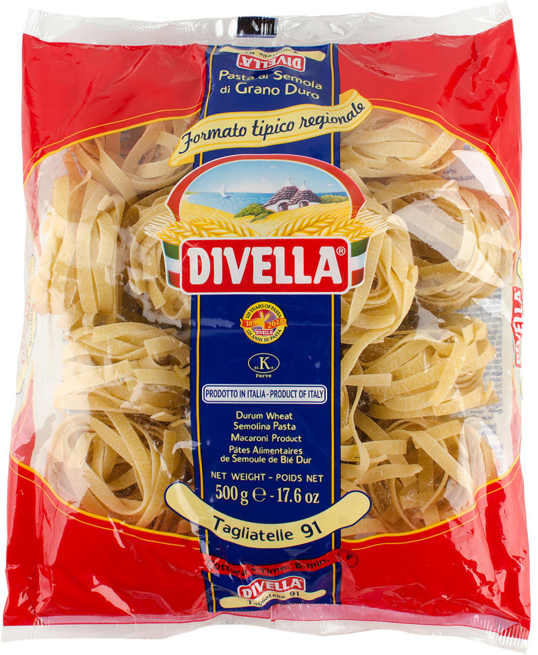 Макароны Divella Tagliatelle гнезда 500г