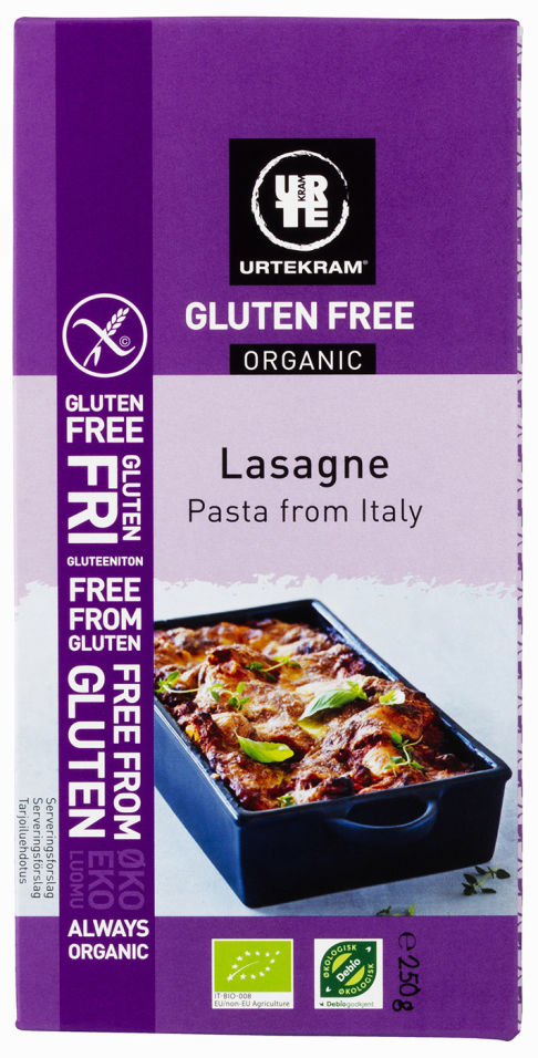 Лазанья Urtekram органическая без глютена 250г