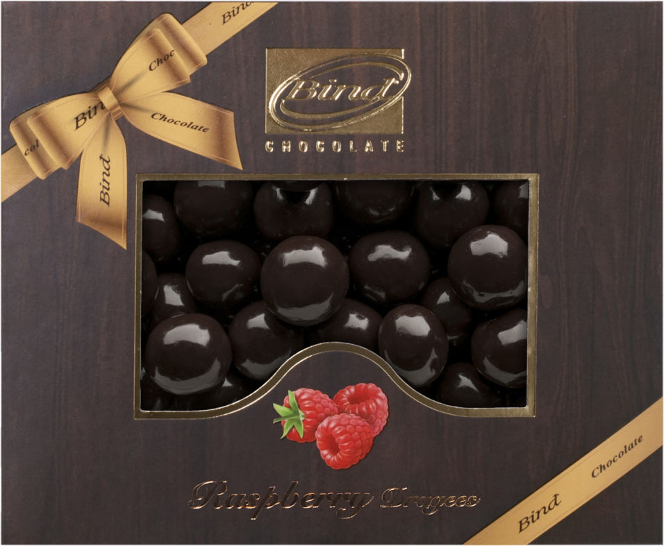 Конфеты Bind Малина в темном шоколаде 100г
