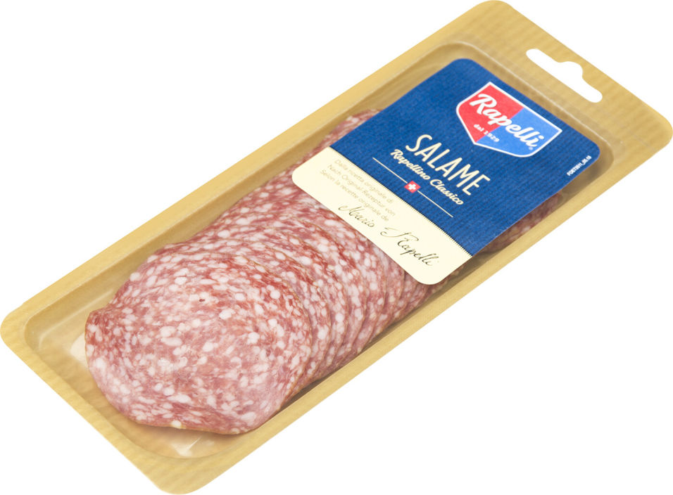 Колбаса Rapelli Салями Рапеллино Классико сыровяленая 80г