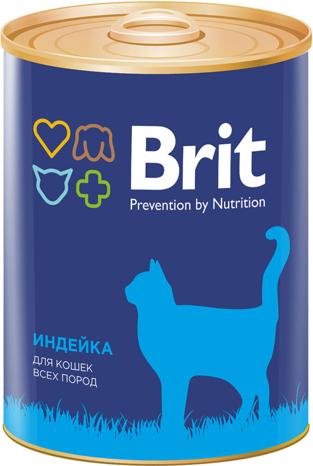Корм для кошек Brit Индейка 340г Корм для кошек Brit Индейка 340г